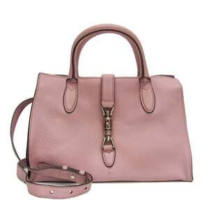 GUCCI Pink Leather Jackie Shoulder Bag